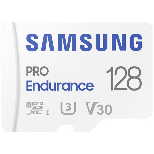 Samsung PRO Endurance microSDXC-Karte 128 GB Class 10, UHS-Class 3, v30 Video Speed Class 4K-Videou
