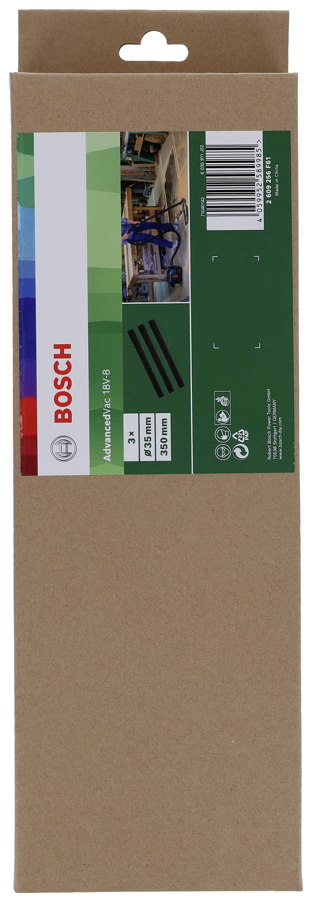 Verpackungsetikett eines Bosch Multimaster MW 90. Beinhaltet Details wie Produktinformationen, Barcode und Herstellerlogo.