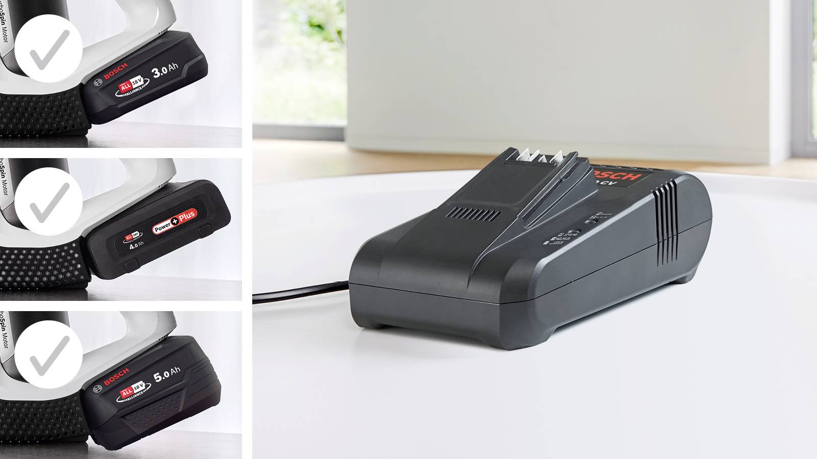 Bosch Haushalt BHZUC18N Akku-Schnelladegerät