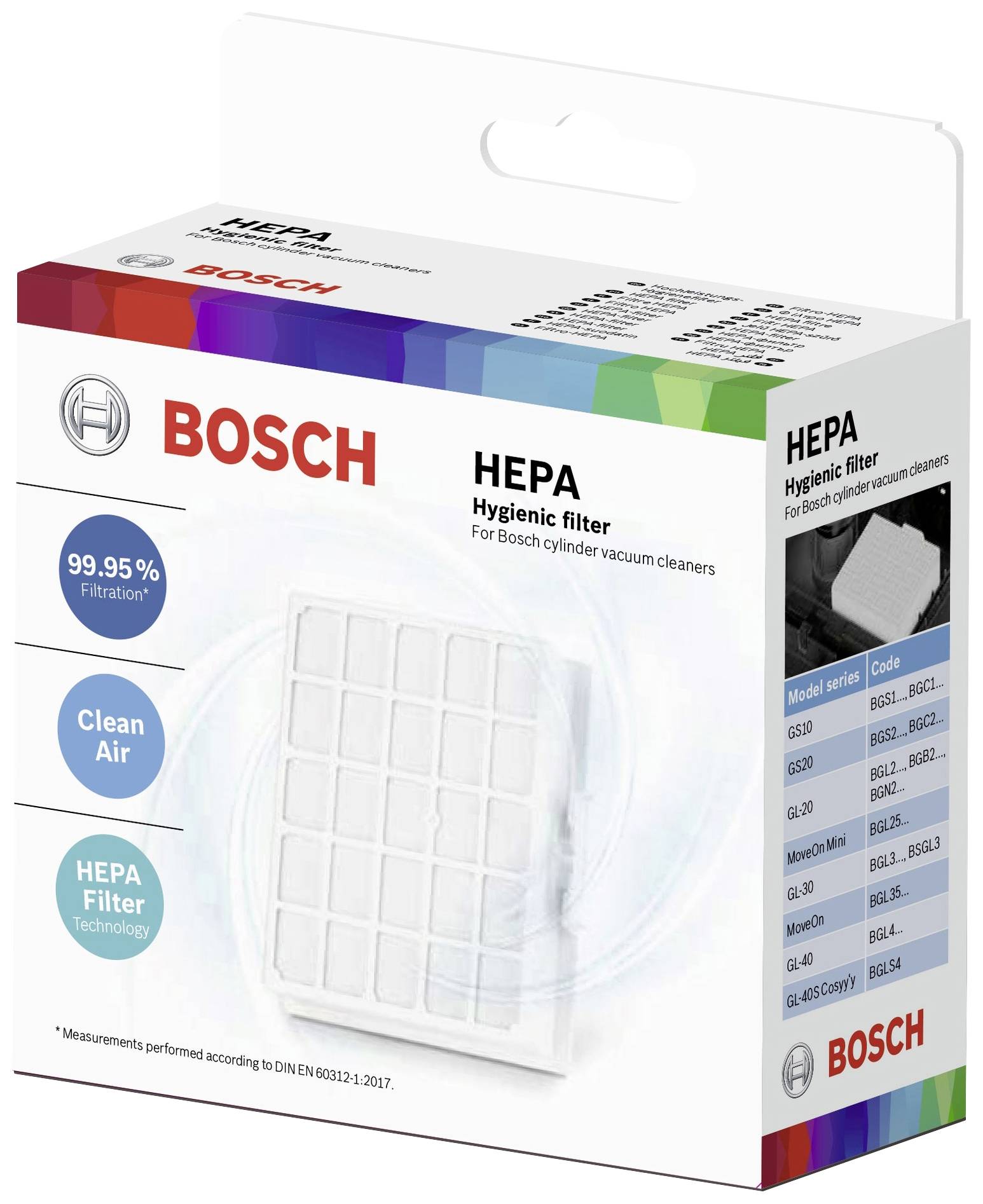 Bosch Haushalt Staubsauger-Abluftfilter