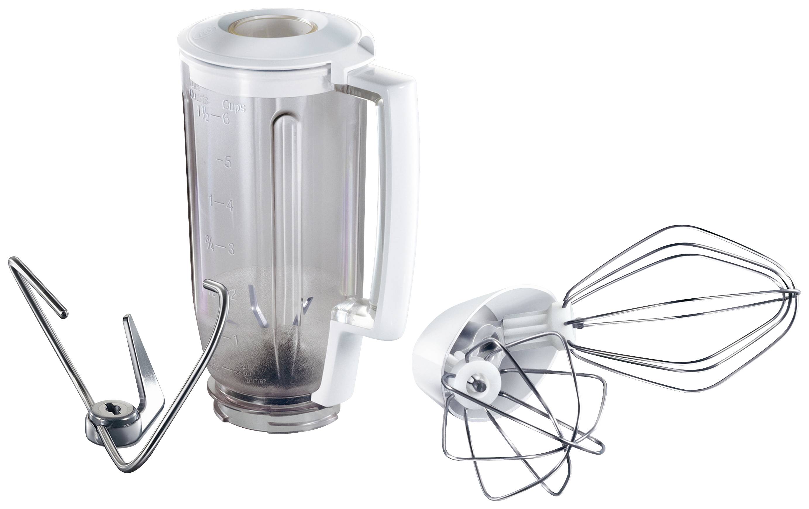 Bosch Haushalt MUM6N21 Küchenmaschine 1000 W Weiß, Silber