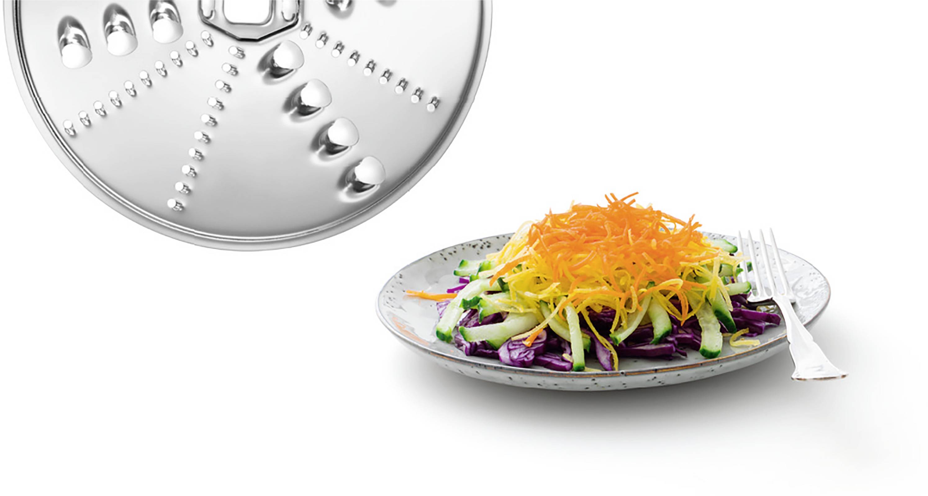 Bosch Haushalt MUZ5VL1 Schnitzelwerk Weiß, Transparent