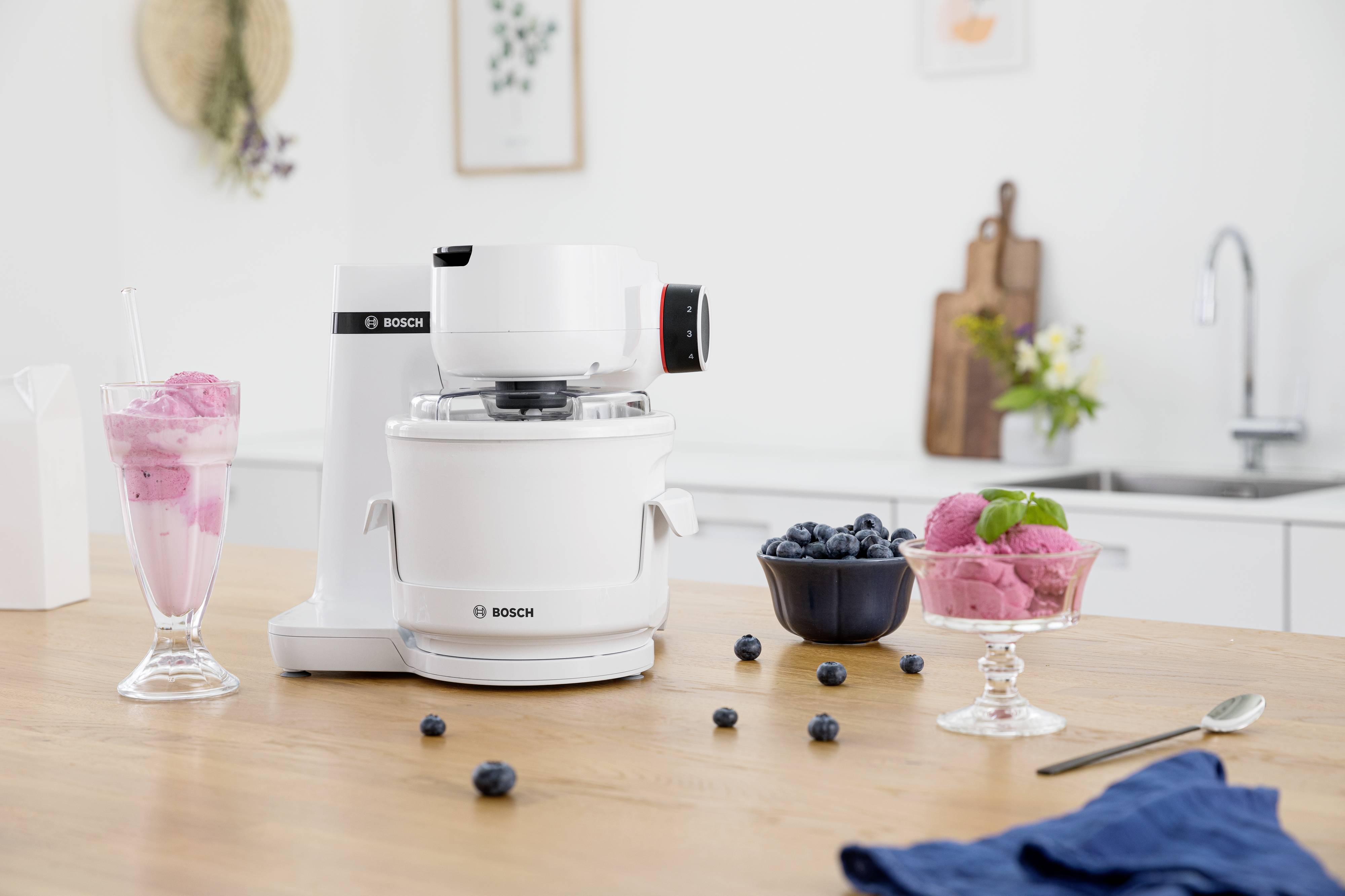 Bosch Haushalt MUZS2EB Eismaschine Weiß