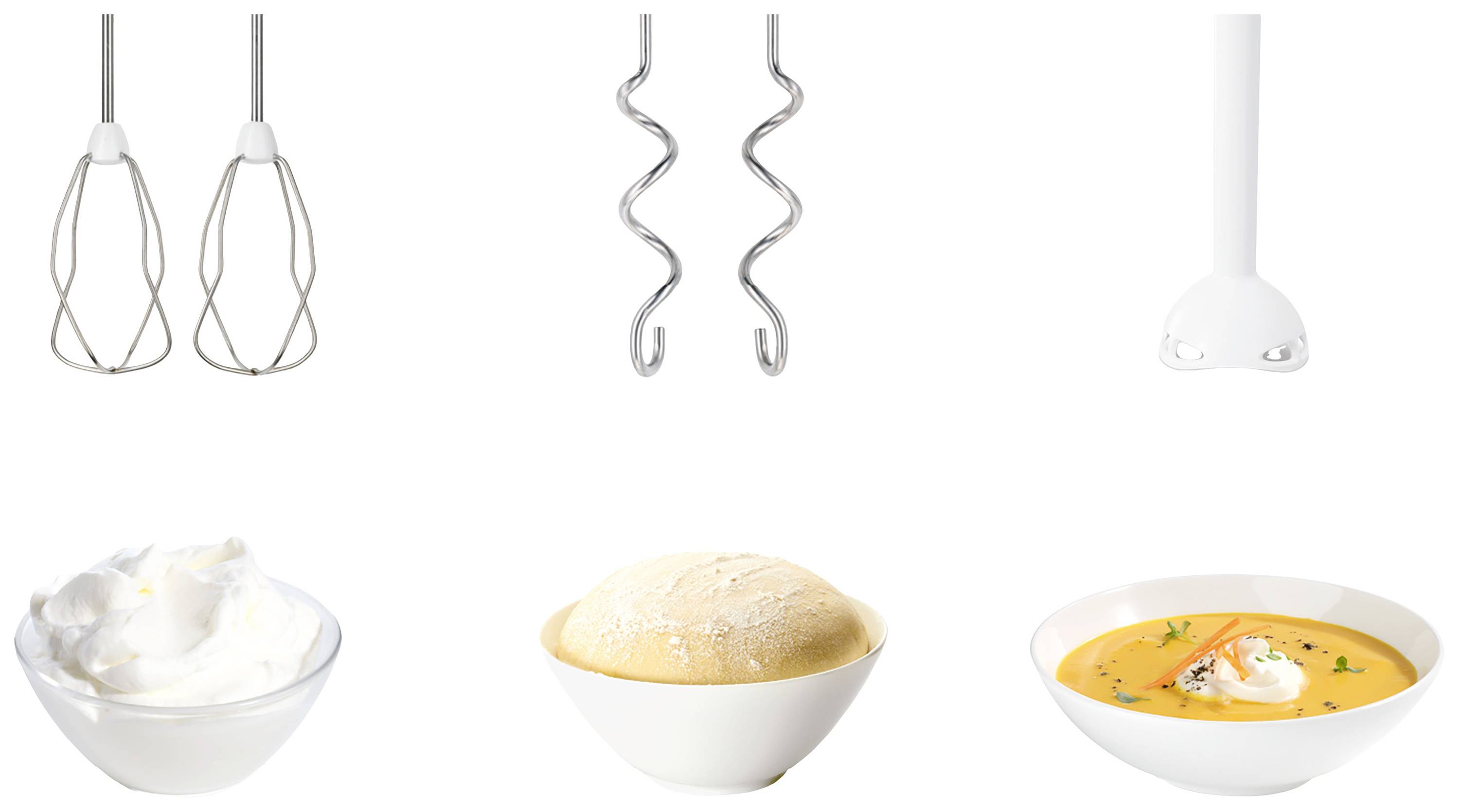 Bosch Haushalt MFQ36440 Handmixer 450 W Weiß