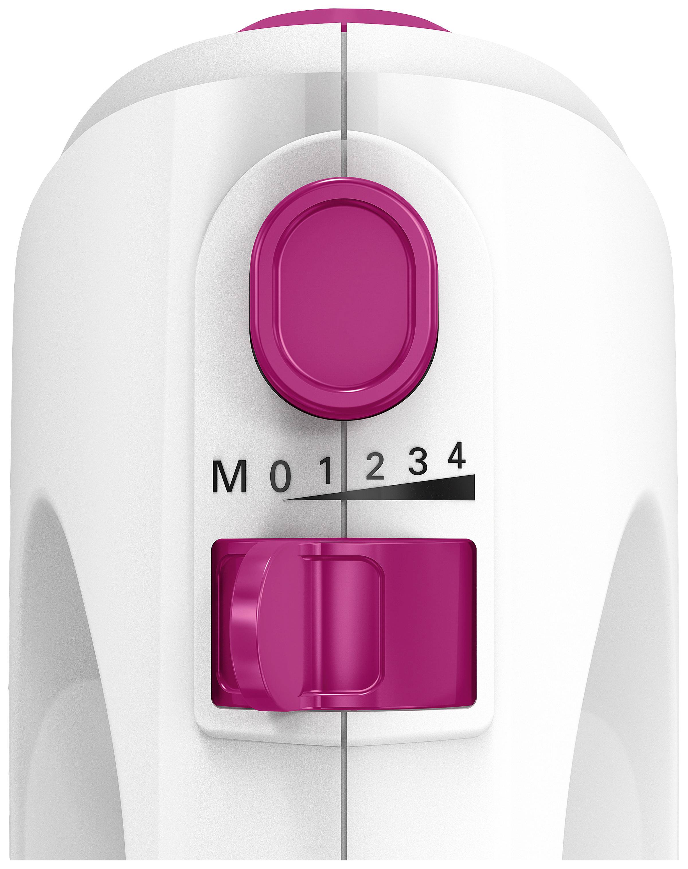 Bosch Haushalt MFQ2210P Handmixer 375 W Weiß, Pink