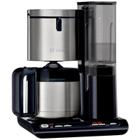 Bosch Haushalt TKA8A683 Kaffeemaschine Edelstahl, Schwarz Fassungsvermögen Tassen=8 Isolierkanne Bosch Haushalt TKA8A683 Kaffeemaschine Edelstahl, Schwarz Fassungsvermögen Tassen=8 Isolierkanne
