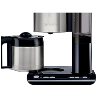 Bosch Haushalt TKA8A683 Kaffeemaschine Edelstahl, Schwarz Fassungsvermögen Tassen=8 Isolierkanne Bosch Haushalt TKA8A683 Kaffeemaschine Edelstahl, Schwarz Fassungsvermögen Tassen=8 Isolierkanne