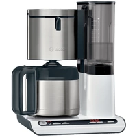 Bosch Haushalt TKA8A681 Kaffeemaschine Edelstahl, Weiß Fassungsvermögen Tassen=8 Isolierkanne Bosch Haushalt TKA8A681 Kaffeemaschine Edelstahl, Weiß Fassungsvermögen Tassen=8 Isolierkanne