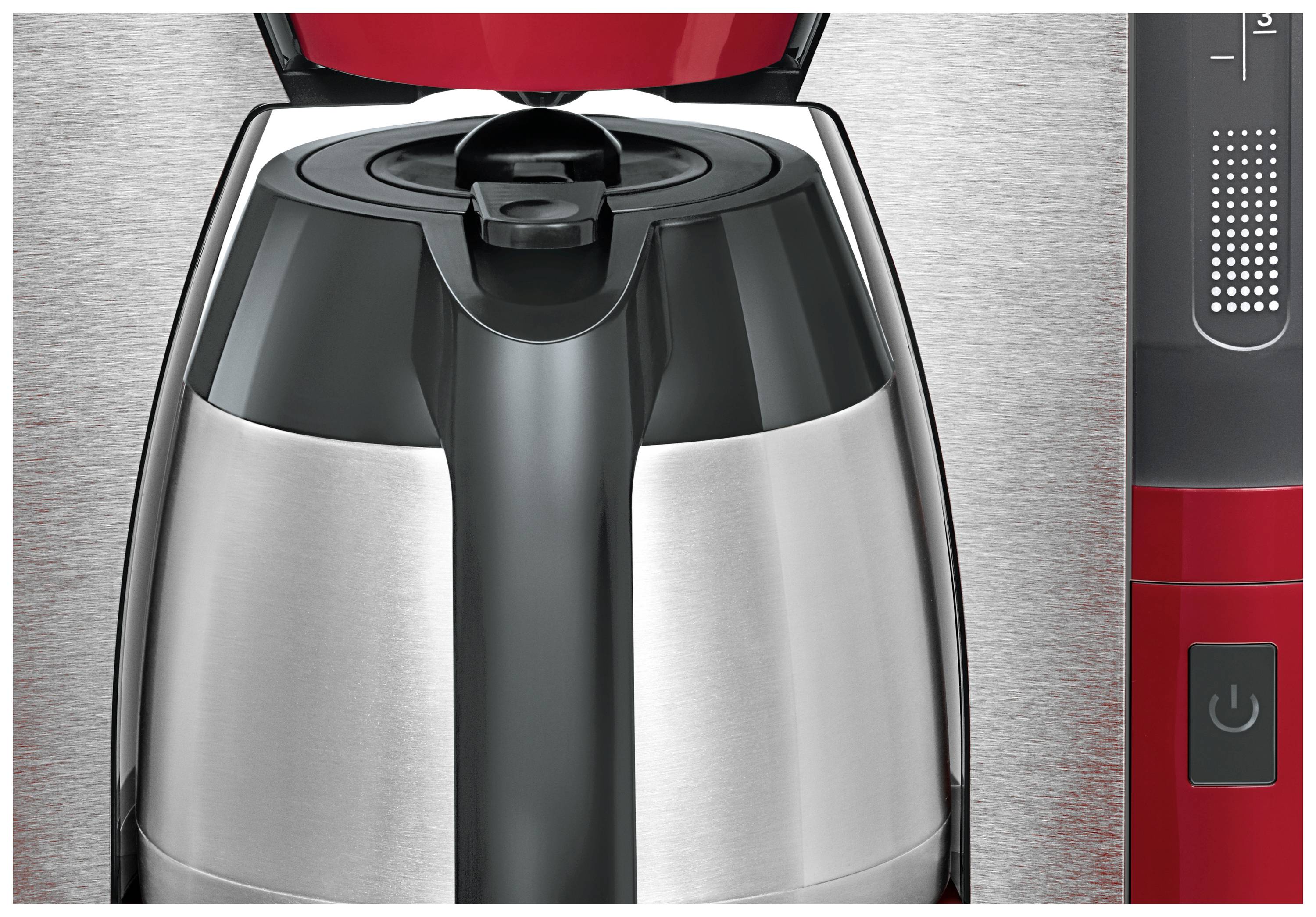 Bosch Haushalt TKA6A684 Kaffeemaschine Rot, Schwarz Fassungsvermögen Tassen=8