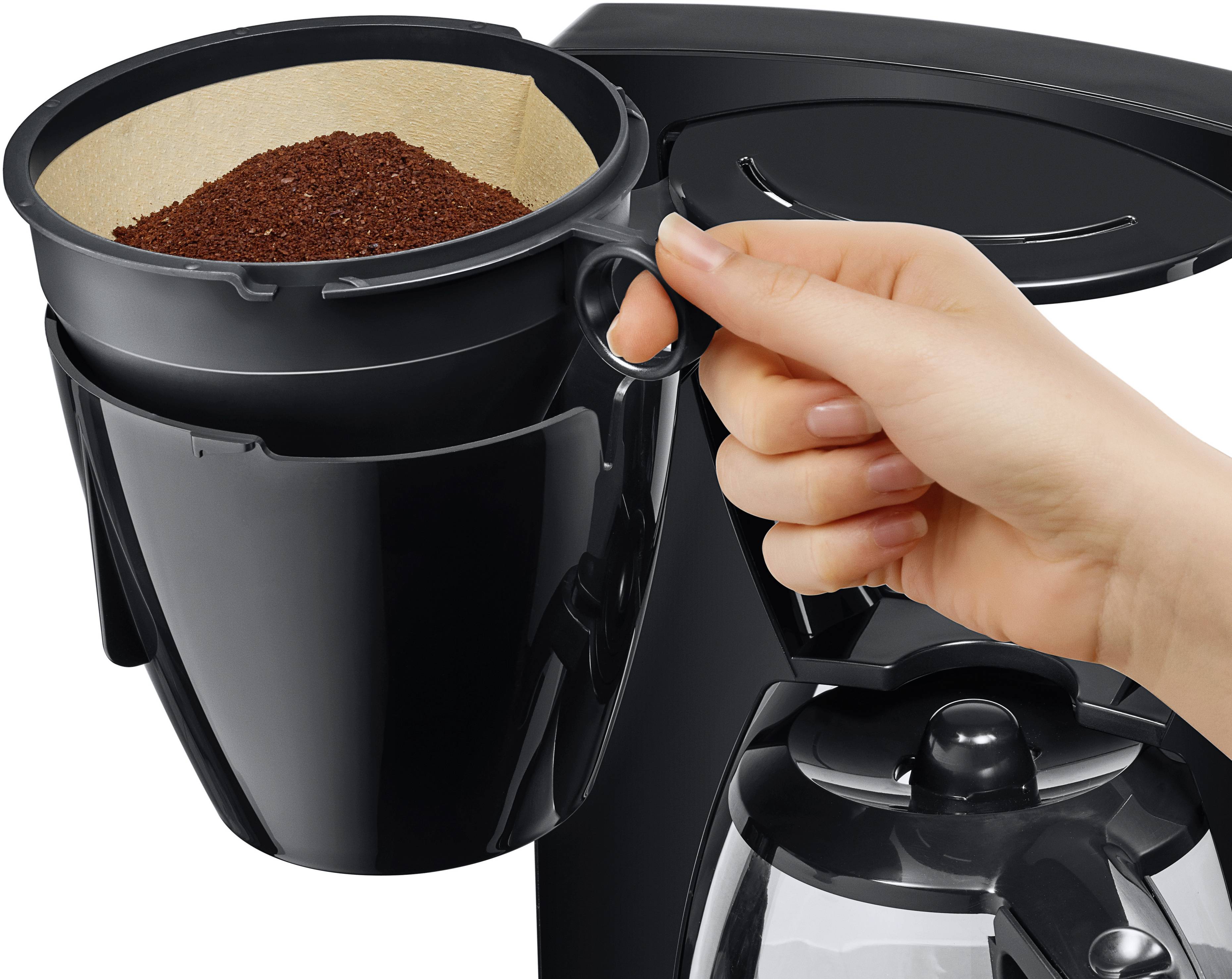 Bosch Haushalt TKA6A043 Kaffeemaschine Schwarz Fassungsvermögen Tassen=10