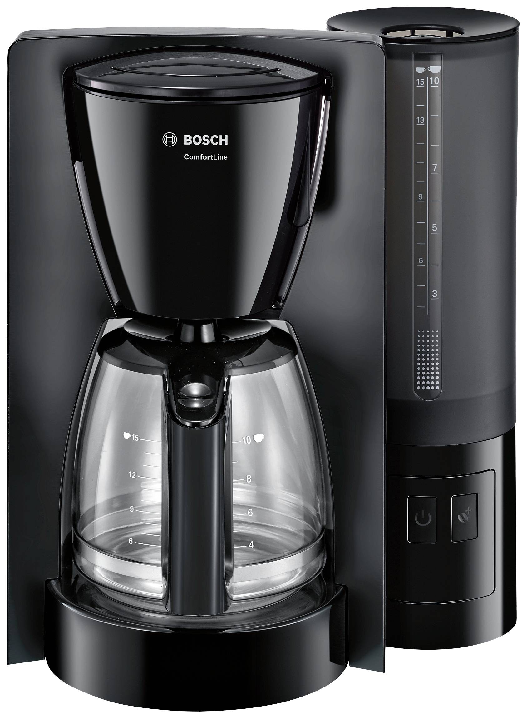 Bosch Haushalt TKA6A043 Kaffeemaschine Schwarz Fassungsvermögen Tassen=10