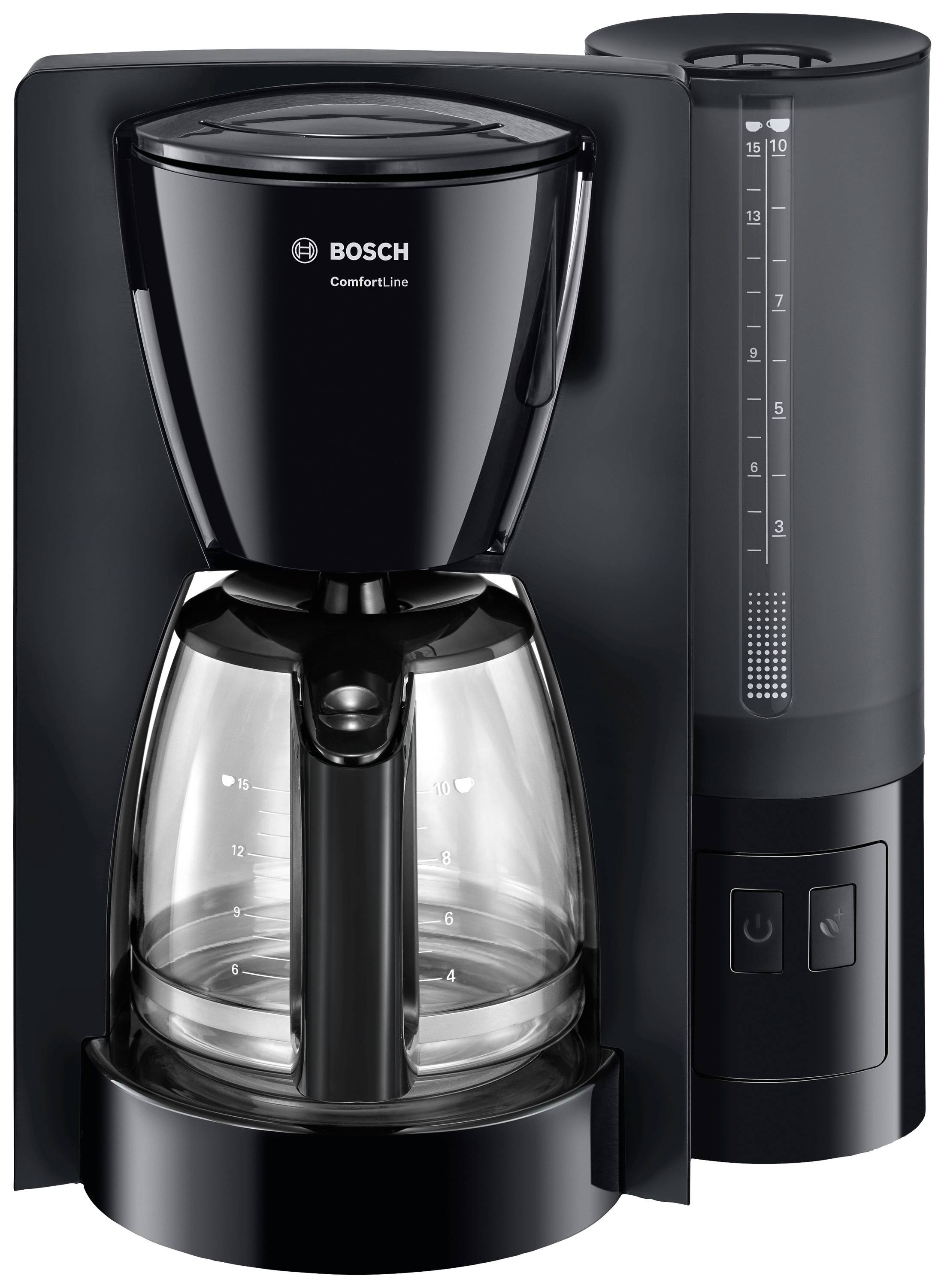 Bosch Haushalt TKA6A043 Kaffeemaschine Schwarz Fassungsvermögen Tassen=10