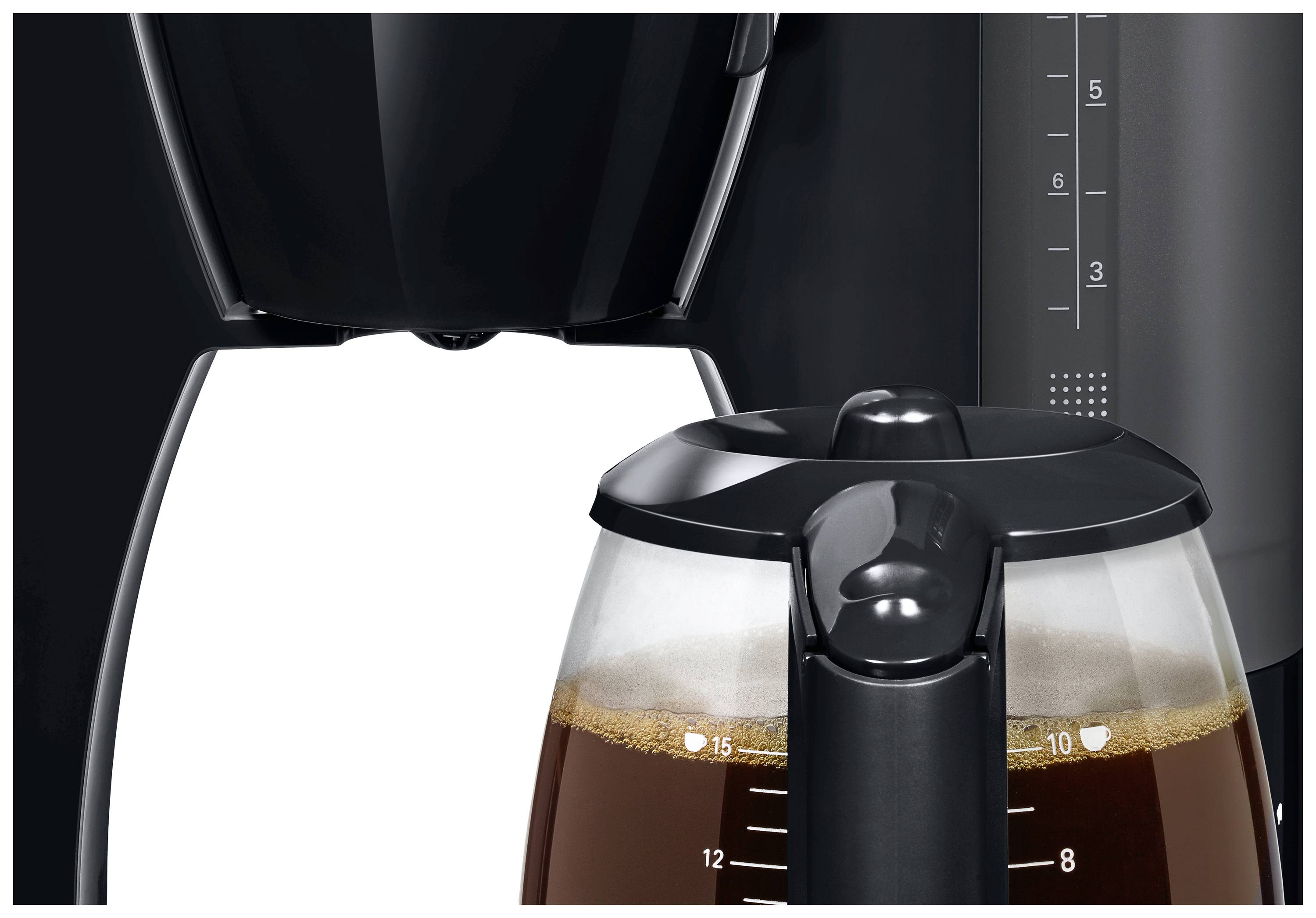 Bosch Haushalt TKA6A043 Kaffeemaschine Schwarz Fassungsvermögen Tassen=10