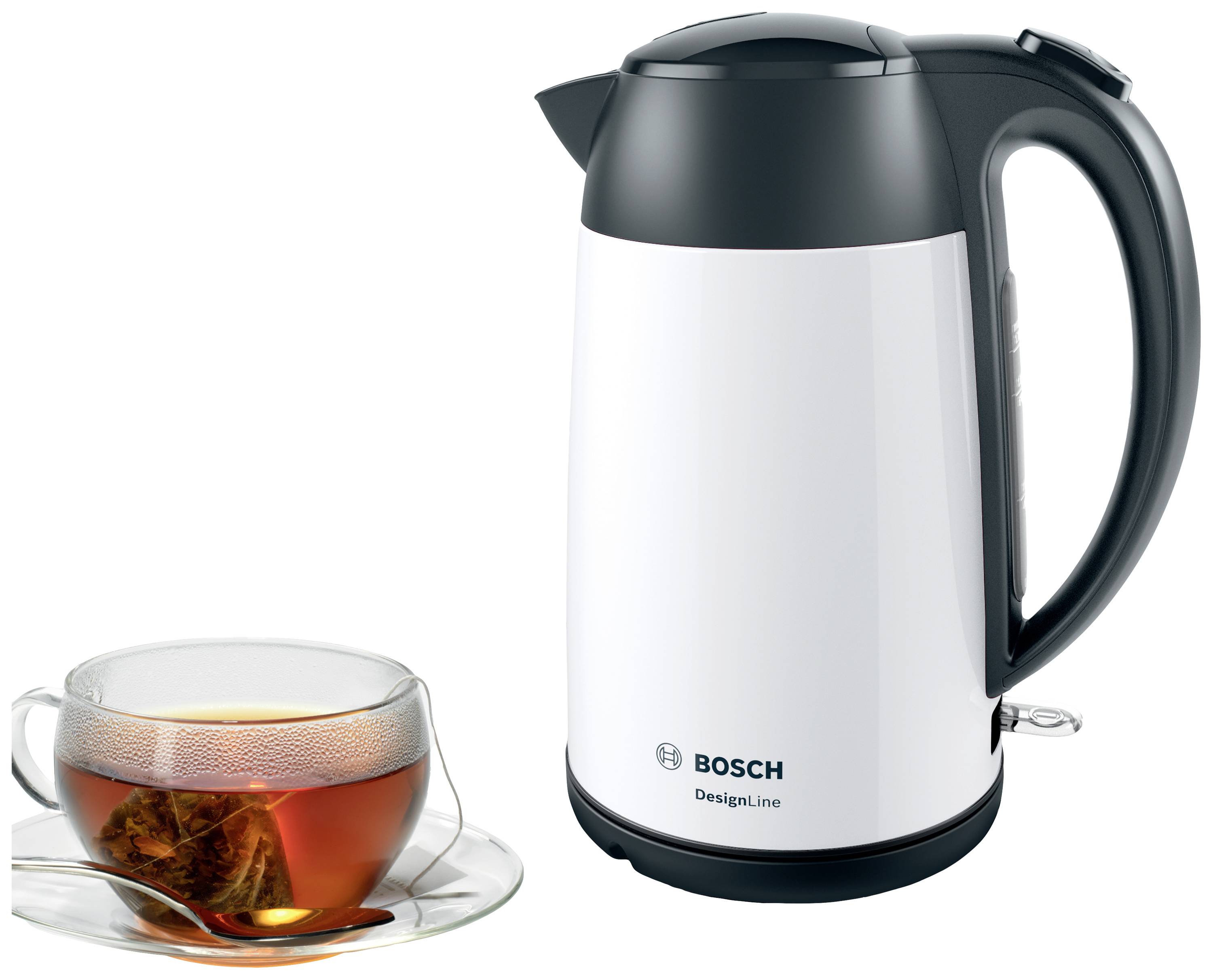 Bosch Haushalt TWK3P421 Wasserkocher Weiß, Schwarz Fassungsvermögen: 1.7l