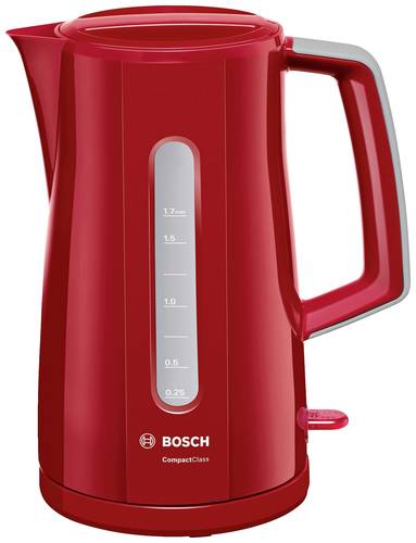 Bosch Haushalt TWK3A014 Wasserkocher schnurlos Rot