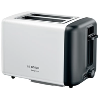 Bosch Haushalt TAT3P421DE Toaster mit eingebautem Brötchenaufsatz Weiß, Schottermatte, grau Bosch Haushalt TAT3P421DE Toaster mit eingebautem Brötchenaufsatz Weiß, Schottermatte, grau