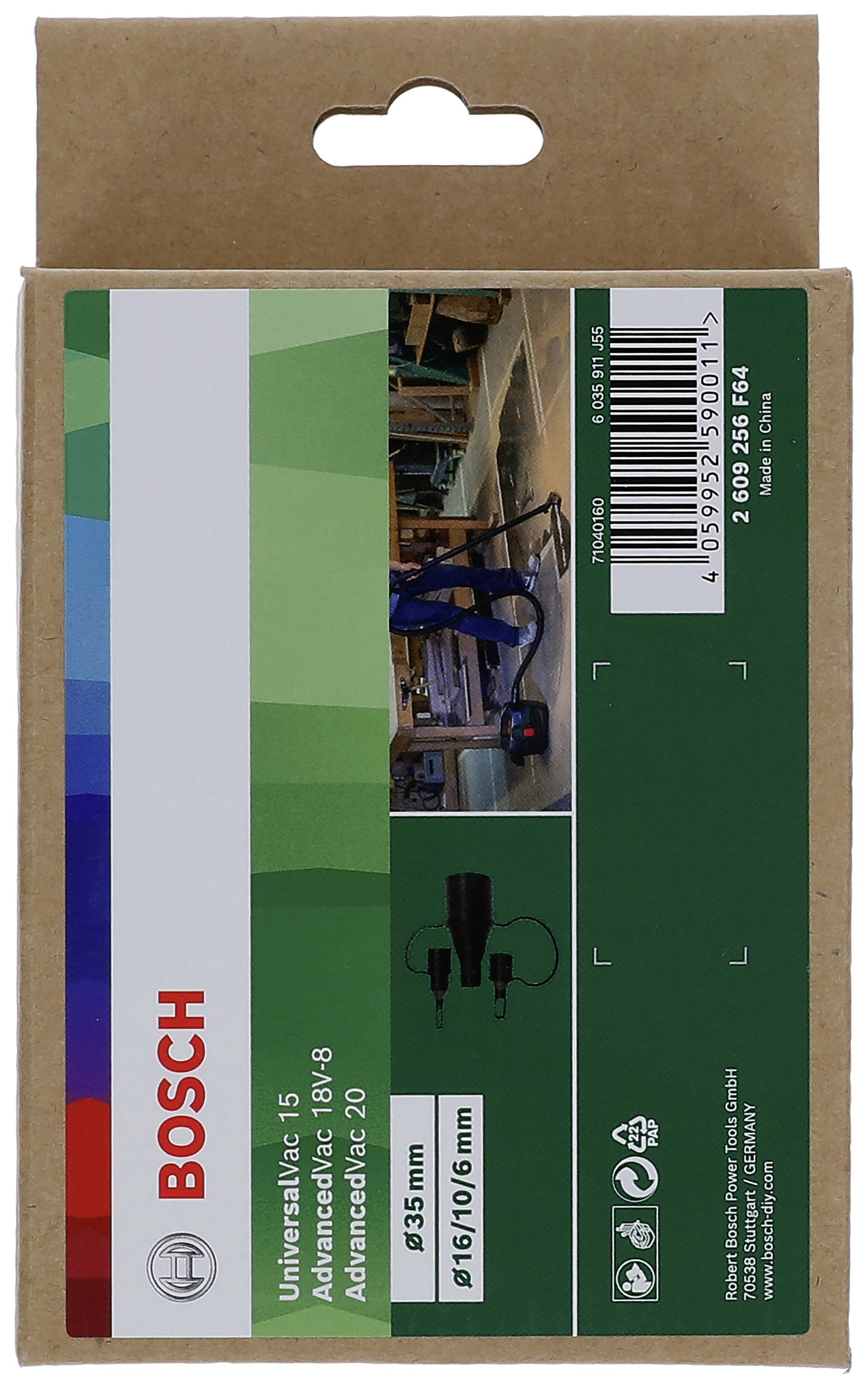 Bosch Accessories 2609256F64 Aufblaseadapter