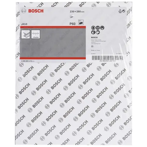 Bosch Accessories J410 2608605412 Schleifblatt Körnung (num) 60 (B x H) 230mm x 280mm Bosch Accessories J410 2608605412 Schleifblatt Körnung (num) 60 (B x H) 230mm x 280mm
