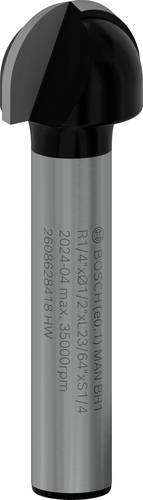 Bosch Accessories 2608628418 Hohlkehlfräser Arbeits-Länge 9.20 mm Schaftdurchmesser 6.35 mm 1 Stüc