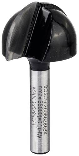 Bosch Accessories 2608628634 Hohlkehlfräser Arbeits-Länge 15.60 mm Schaftdurchmesser 6.35 mm 1 Stü