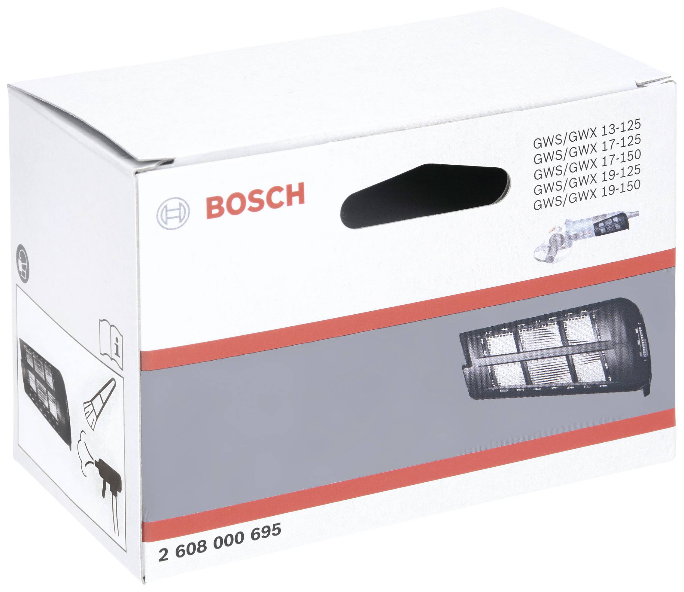 Bosch Accessories Staubschutz für Winkelschleifer 2608000695