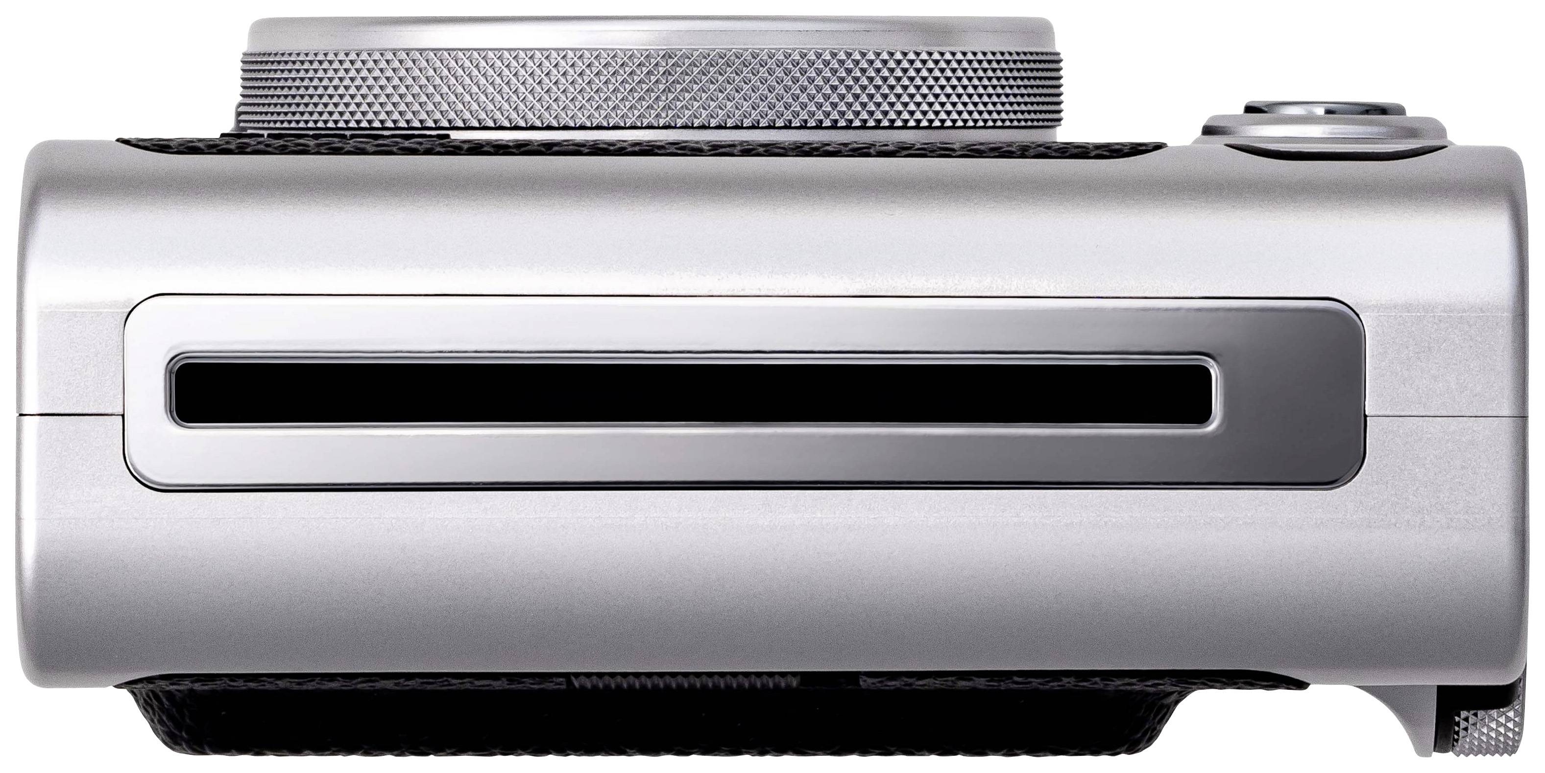 Fujifilm Instax Mini EVO Sofortbildkamera Schwarz Bluetooth, Integrierter Akku, mit eingebautem Blitz