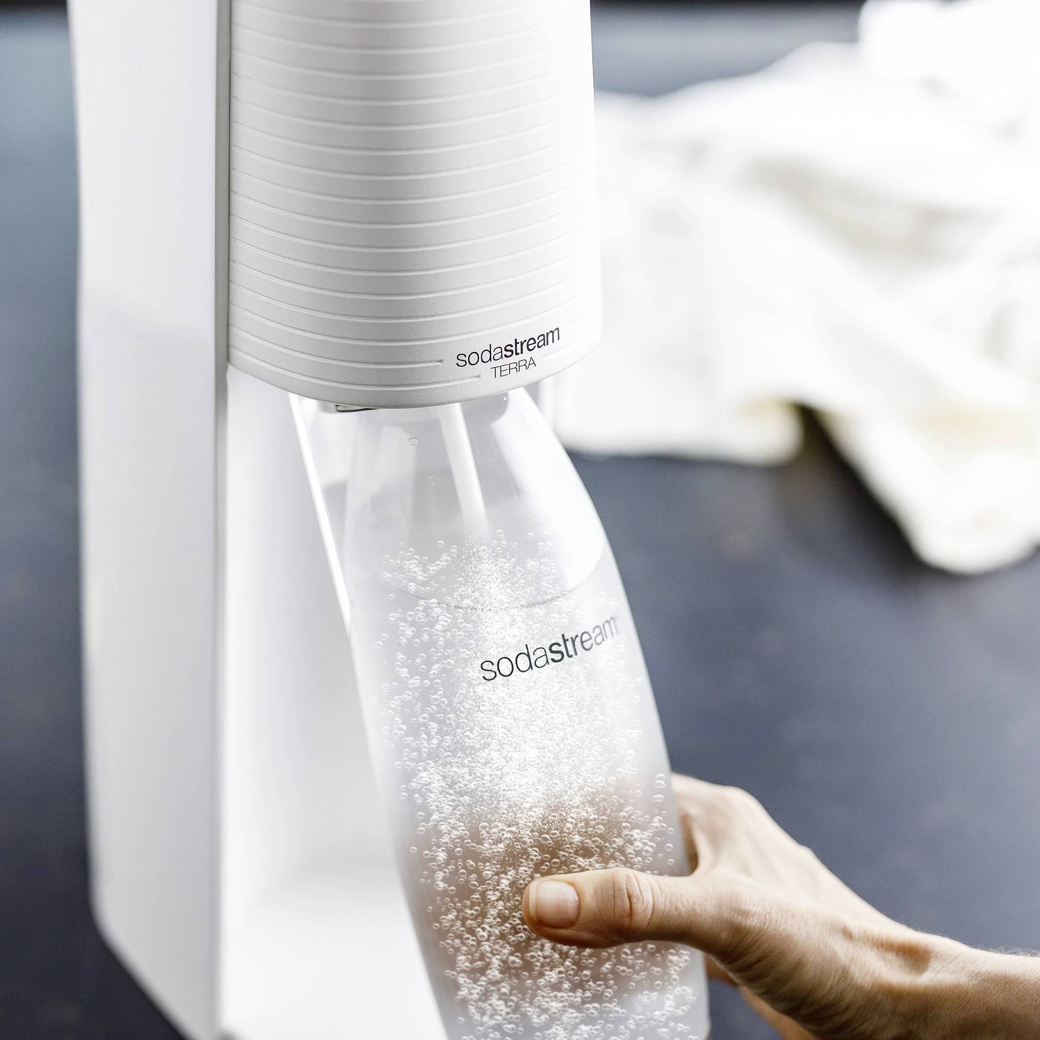 Sodastream Wassersprudler Terra Weiß