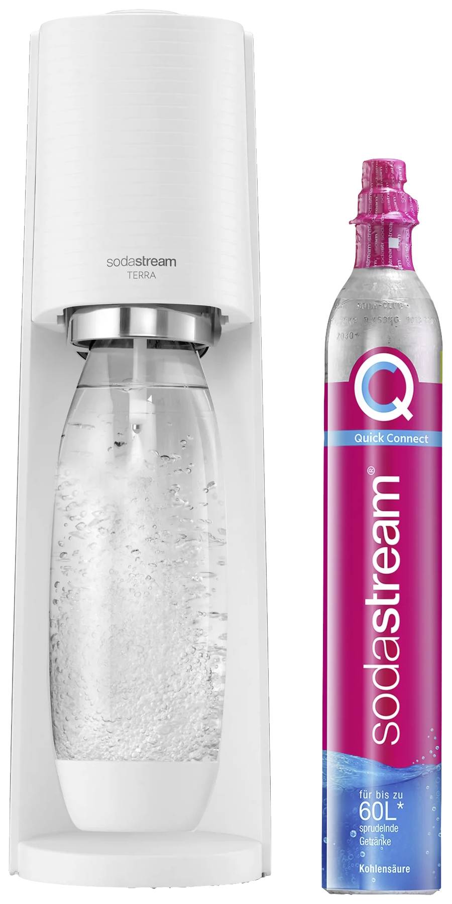 Sodastream Wassersprudler Terra Weiß