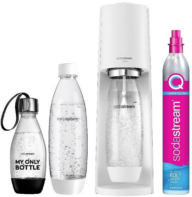 Sodastream Wassersprudler Terra Vorteilspack Weiß digitalo