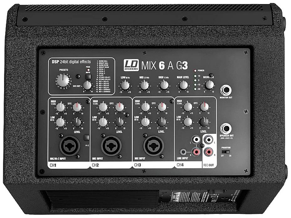 LD Systems MIX 6A G3 Aktiver PA Lautsprecher 16.51cm 6.5 Zoll 70W 1St.