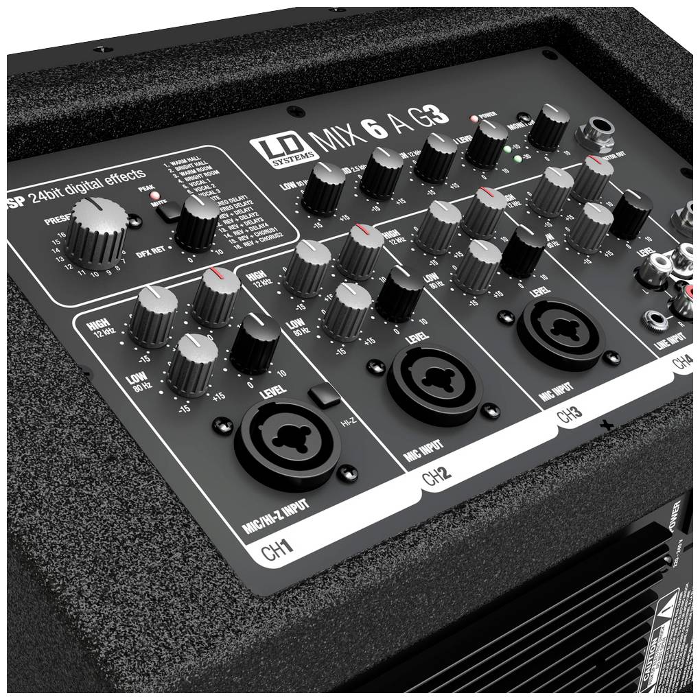 LD Systems MIX 6A G3 Aktiver PA Lautsprecher 16.51cm 6.5 Zoll 70W 1St.