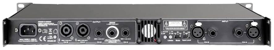 Palmer Musicals Instruments MACHT 402 Stereo-Endstufe RMS Leistung je Kanal an 4 Ohm: 200W