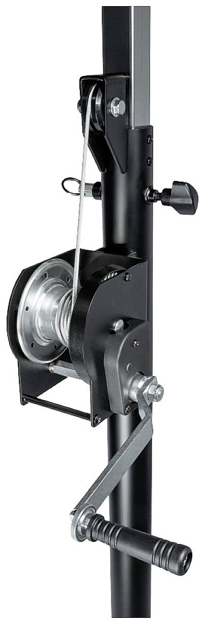 Adam Hall SWU 400 T Lichtstativ inkl. Kurbel, inkl. Traverse Belastbar bis:85kg