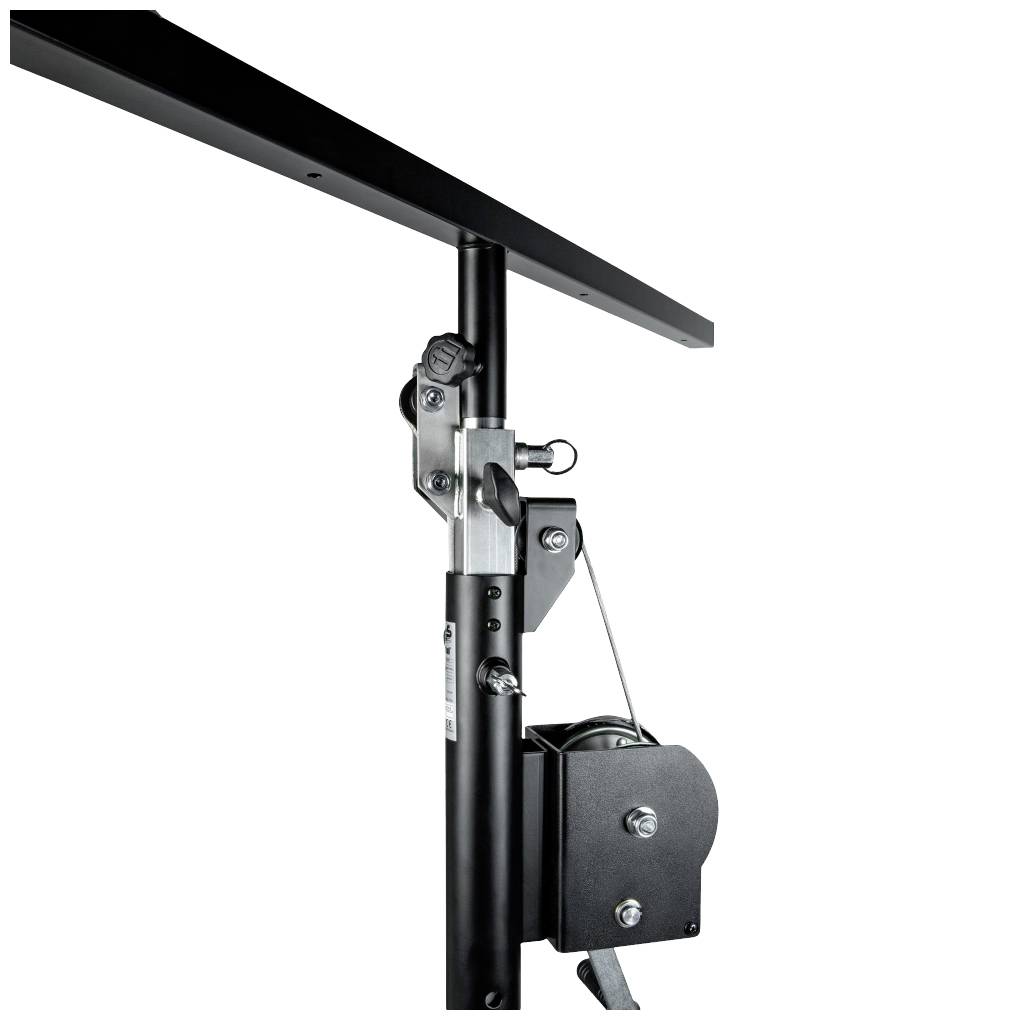 Adam Hall SWU 400 T Lichtstativ inkl. Kurbel, inkl. Traverse Belastbar bis:85kg