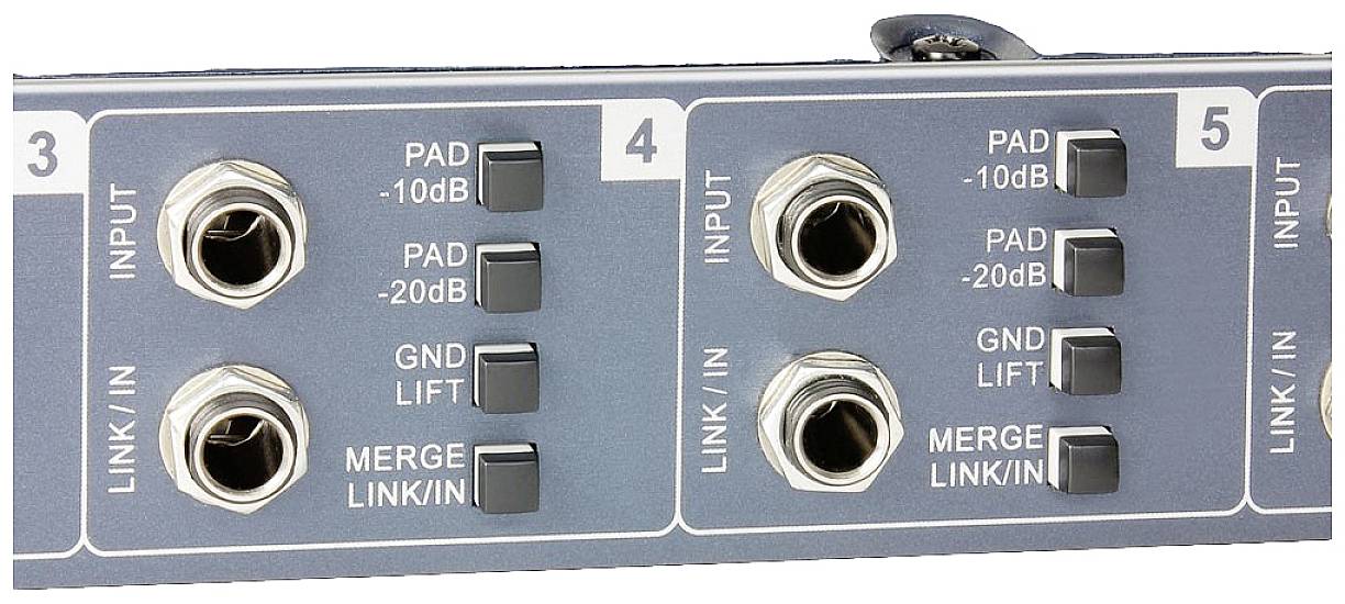 Palmer Musicals Instruments PAN 16 Passive 19" DI Box 8-Kanal