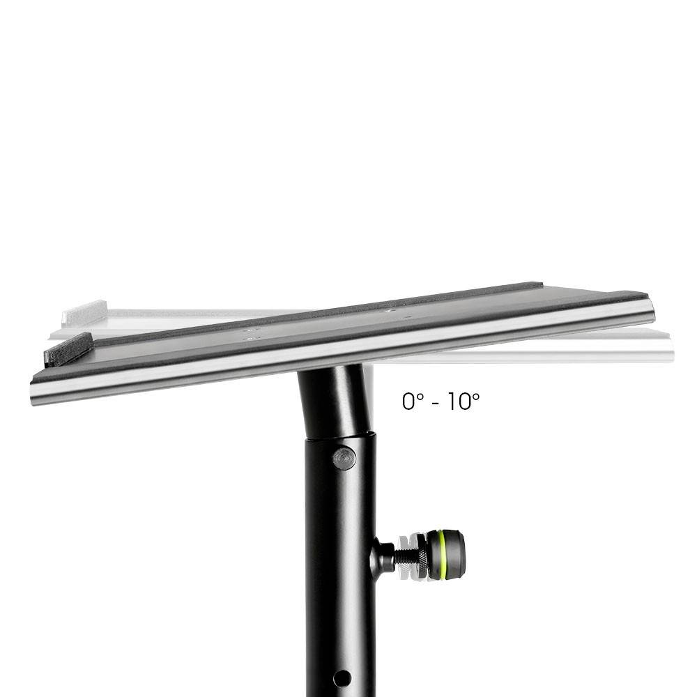 Gravity SP 3202 VT VARI®-TILT Lautsprecher-Ständer Bodenständer, Höhenverstellbar Schwarz 1St.