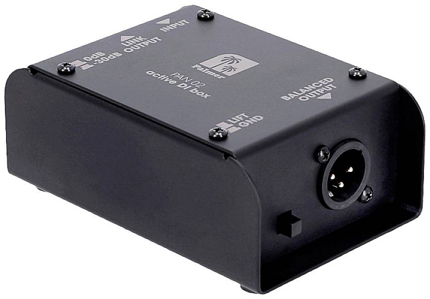 Palmer Musicals Instruments PAN 02 Aktive DI Box 1-Kanal