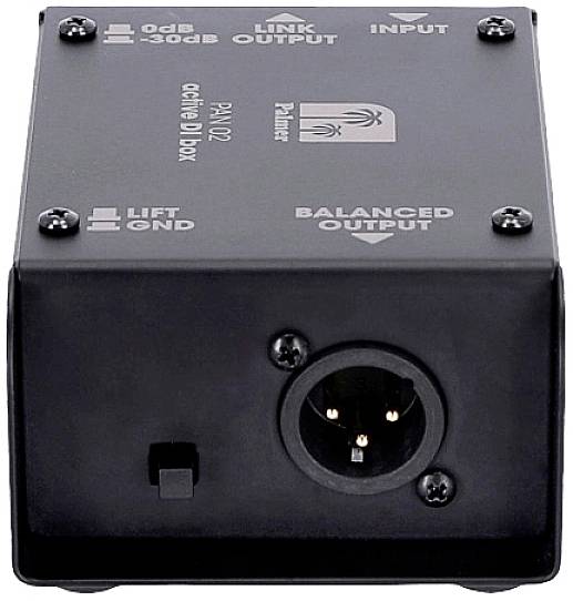 Palmer Musicals Instruments PAN 02 Aktive DI Box 1-Kanal