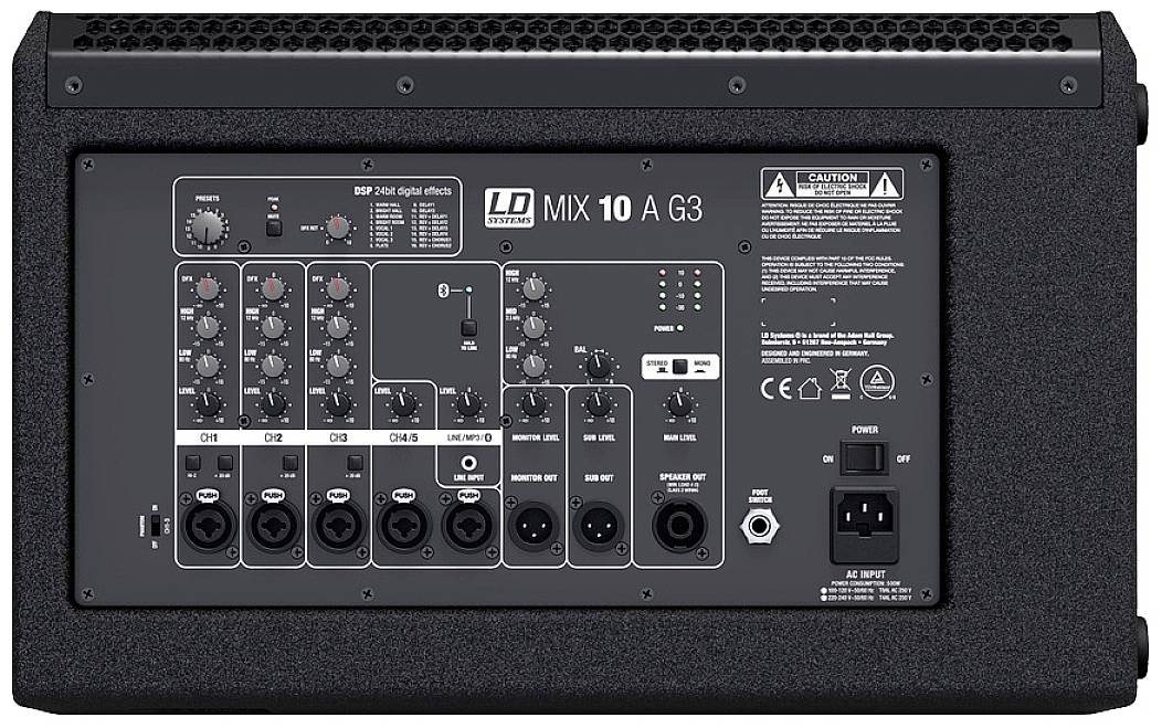 LD Systems MIX 10A G3 Aktiver PA Lautsprecher 25.4cm 10 Zoll 200W 1St.