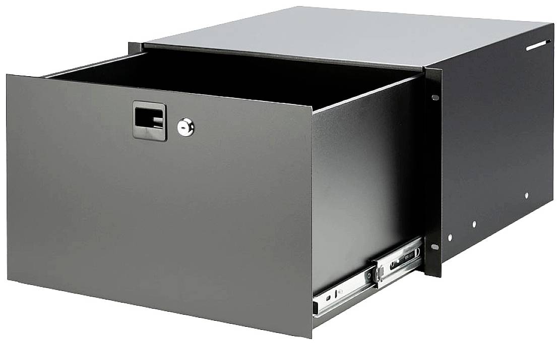 Adam Hall 87406 19 Zoll Rackschublade 6 HE Stahl