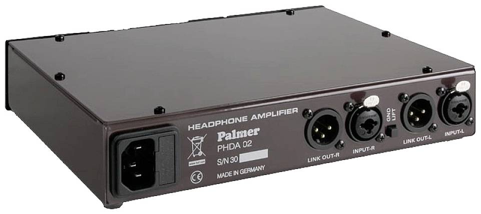 Palmer Musicals Instruments HDA 02 Kopfhörerverstärker Schwarz