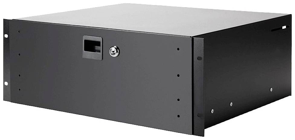 Adam Hall 87404A 19 Zoll Rackschublade 4 HE Stahl