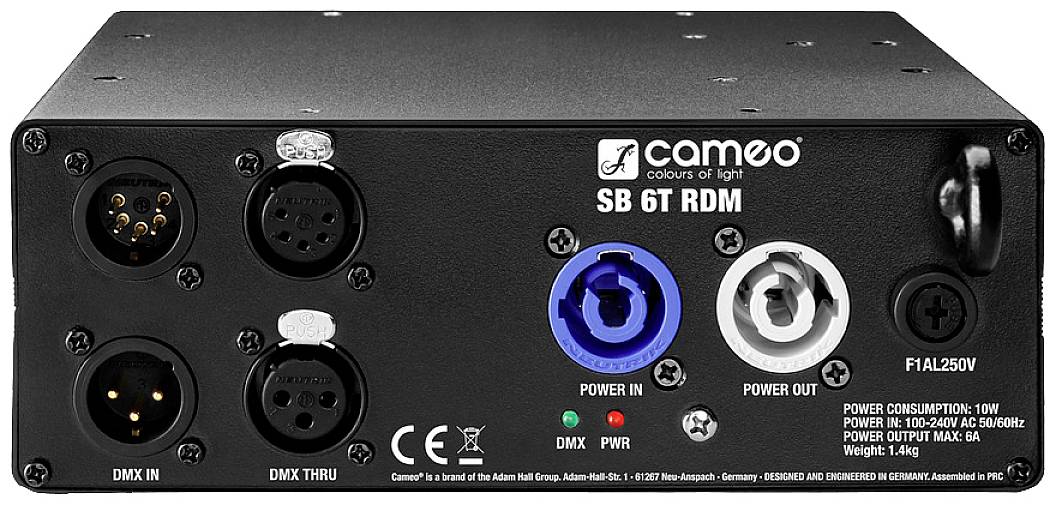 Cameo SB 6 T RDM DMX Splitter 6-Kanal