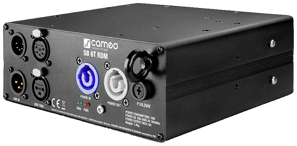 Cameo SB 6 T RDM DMX Splitter 6-Kanal