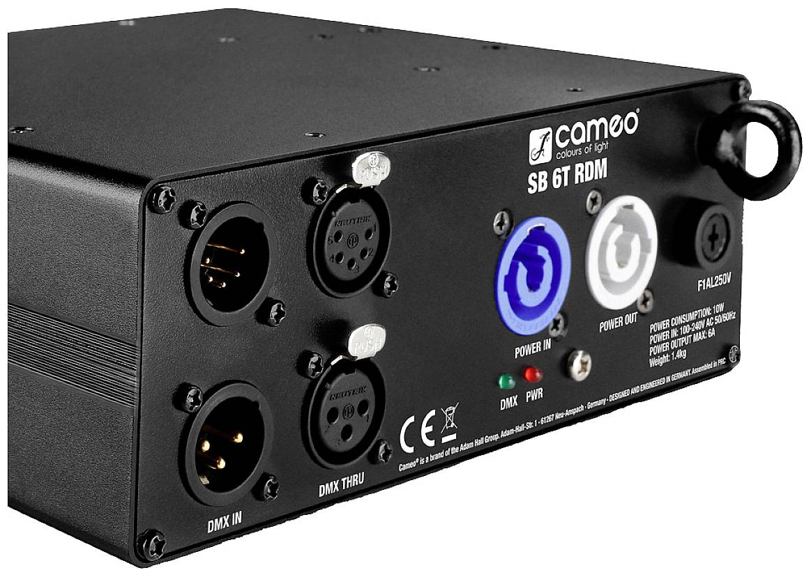 Cameo SB 6 T RDM DMX Splitter 6-Kanal