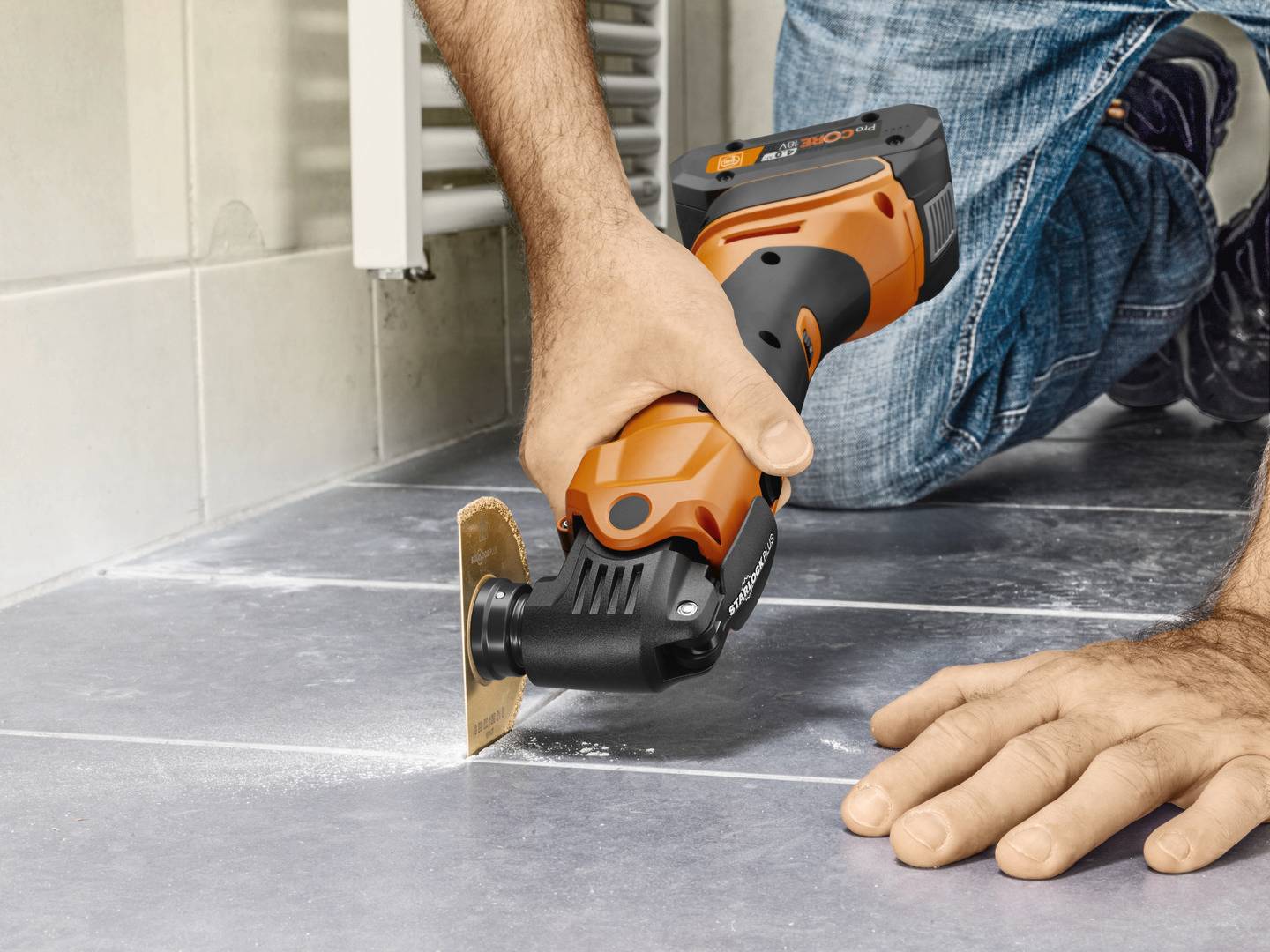 Fein Multimaster AMM 500 Plus 71293864000 Akku-Multifunktionswerkzeug inkl. Akku, inkl. 2. Akku, inkl. Ladegerät, mit Zubehör