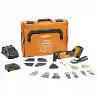 Fein Multimaster AMM 500 Plus 71293864000 Akku-Multifunktionswerkzeug inkl. Akku, inkl. 2. Akku, inkl. Ladegerät, mit Zubehör, inkl. Koffer 36teili Fein Multimaster AMM 500 Plus 71293864000 Akku-Multifunktionswerkzeug inkl. Akku, inkl. 2. Akku, inkl. Ladegerät, mit Zubehör, inkl. Koffer 36teili