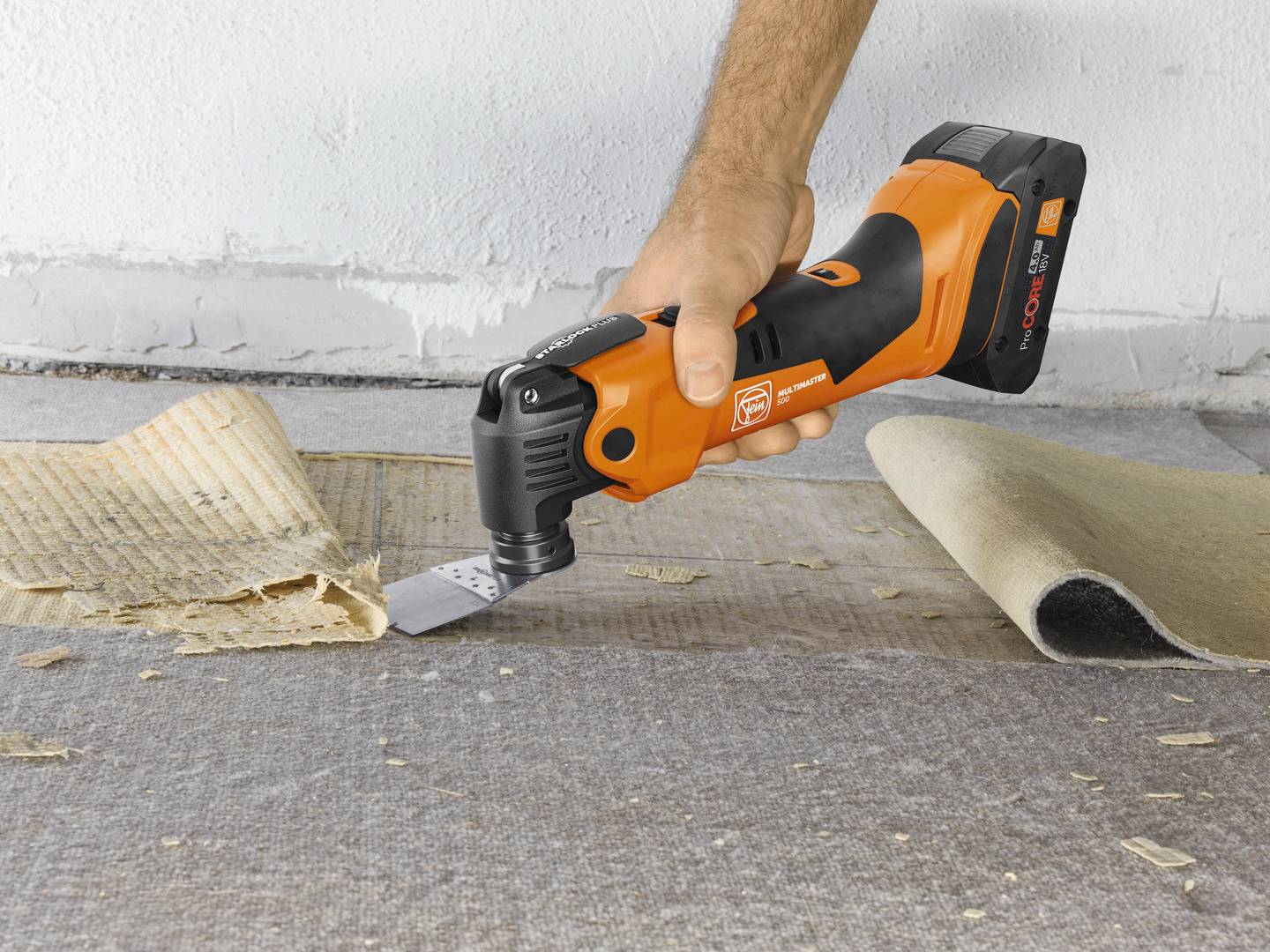 Fein Multimaster AMM 500 Plus Top 71293863000 Akku-Multifunktionswerkzeug ohne Akku, ohne Ladegerät, mit Zubehör, inkl. Koffer