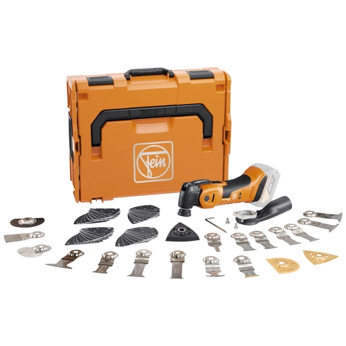 Fein Multimaster AMM 700 Max Top AS 71293663000 Akku-Multifunktionswerkzeug ohne Akku, ohne Ladegerät, mit Zubehör, inkl. Koffer 62teilig 18 V 4 Fein Multimaster AMM 700 Max Top AS 71293663000 Akku-Multifunktionswerkzeug ohne Akku, ohne Ladegerät, mit Zubehör, inkl. Koffer 62teilig 18 V 4