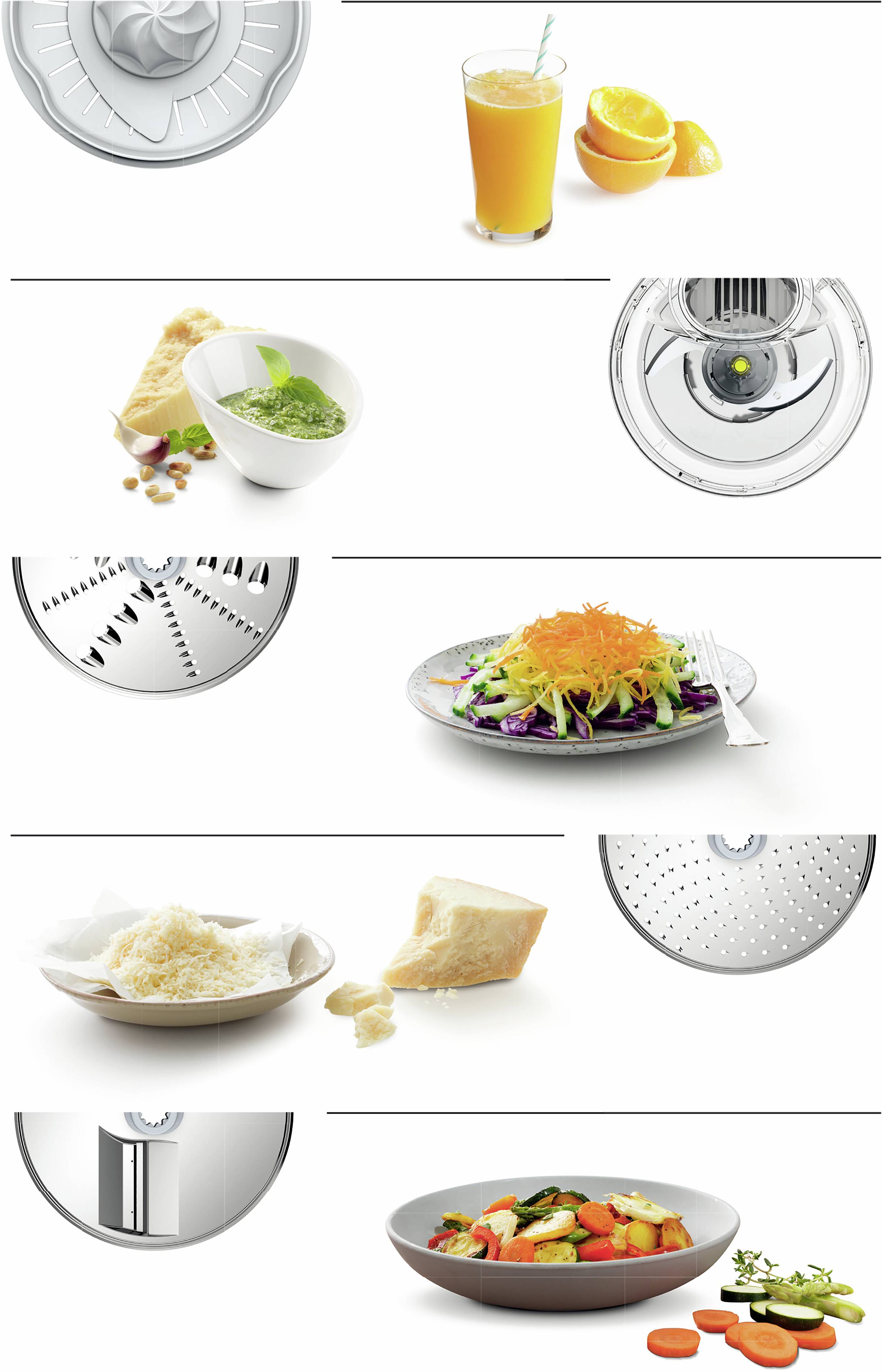 Bosch Haushalt MUZ9VLP1 Schnitzelwerk Transparent, Grau